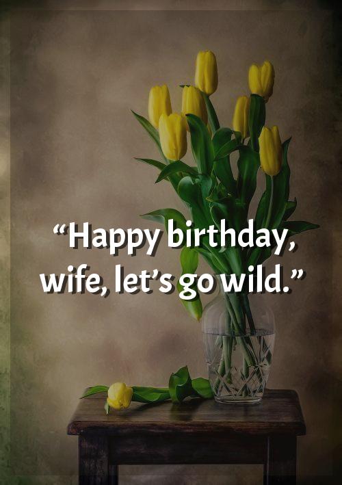 happy birthday sms for wife
